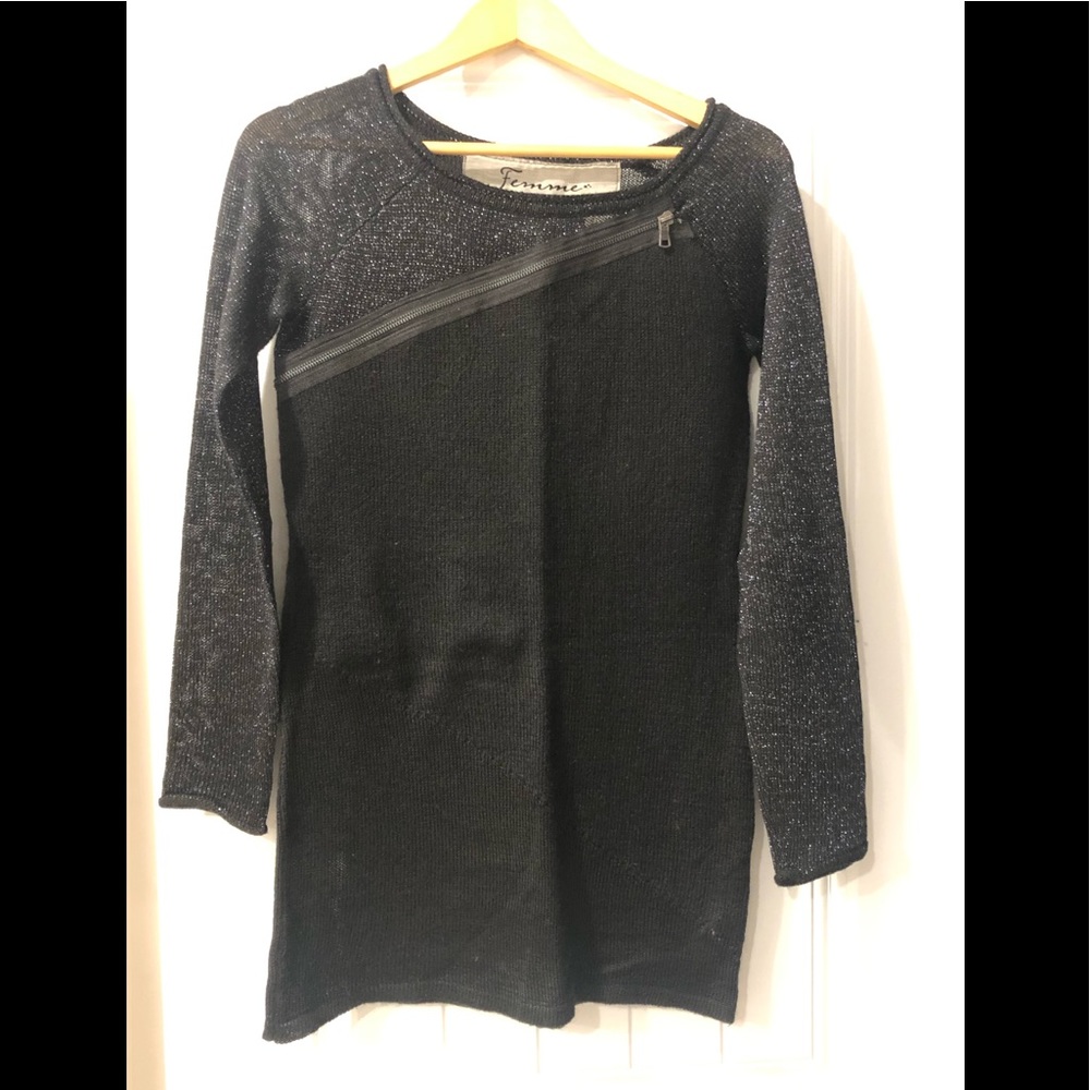 Femme for DKNY jeans Sweater - EUC - Black - Sz S